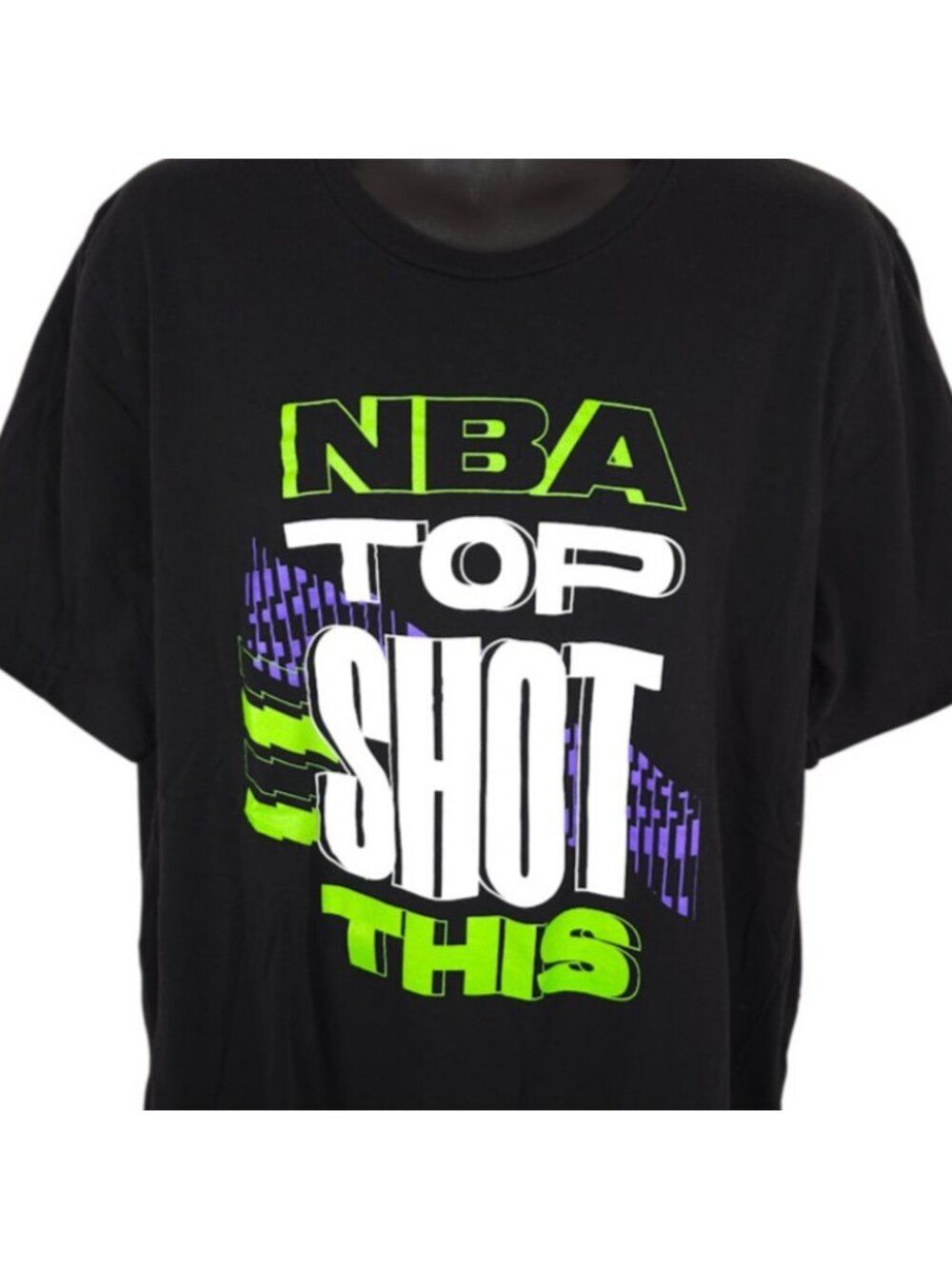 NBA Top Shot T Shirt Mens Size 2XL Black This Summer Basketball Online